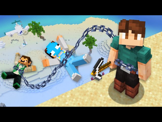 Minecraft Peak, but we're Chained Together...