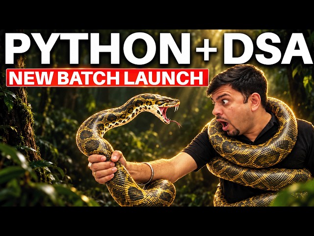 Launching Python + DSA For JEE & College Students (From Zero to Your First Real Project) | Harsh Sir