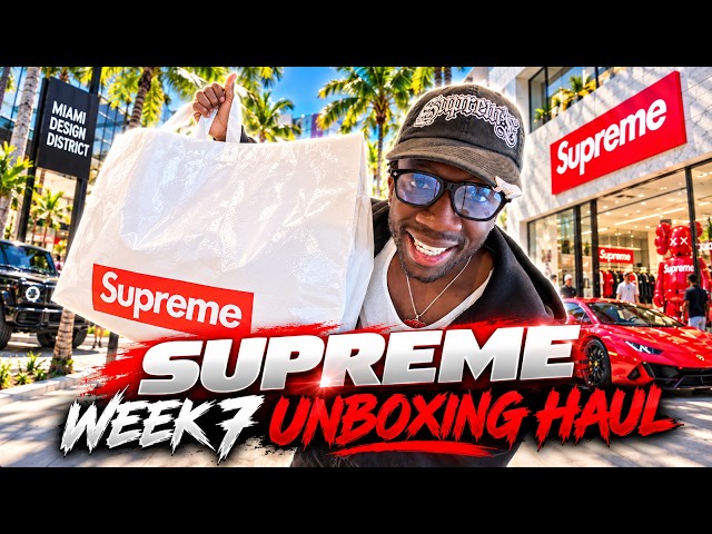 SUPREME FW26 WEEK 7 UNBOXING HAUL