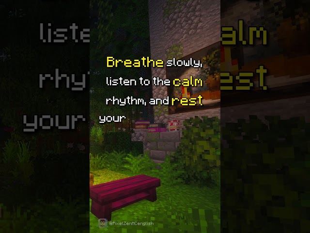 The warm crackling of a cozy Minecraft furnace #shorts