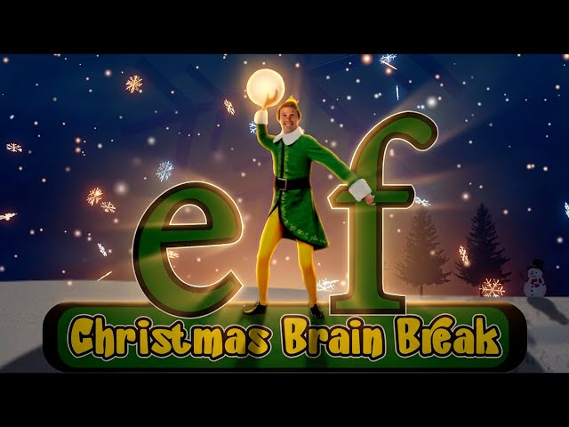 Elf Christmas Brain Break | Christmas Brain Break | Elf Workout | PE Bowman | Giveaway