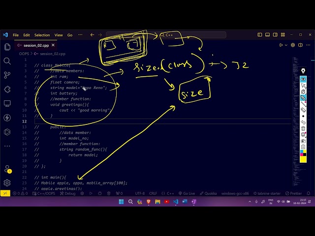 Session 20: Constructors in C++ (OOPs)
