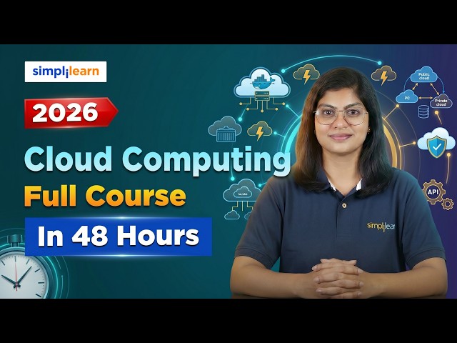 Cloud Computing Full Course 2026 [FREE] | Cloud Computing Tutorial | AWS | Azure | GCP | Simplilearn