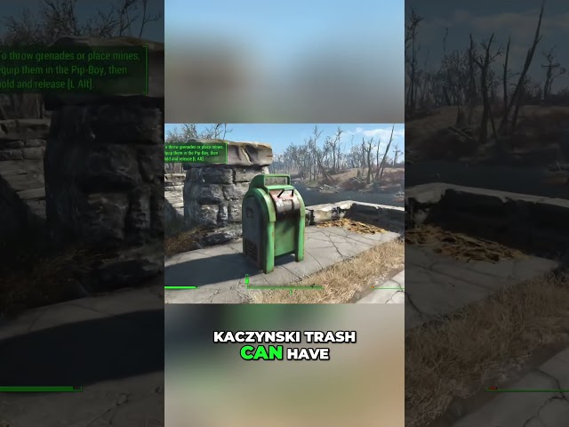 Fallout 4: Ted Kaczynski's Favorite Mailbox...       #fallout #fallout4  #gaming