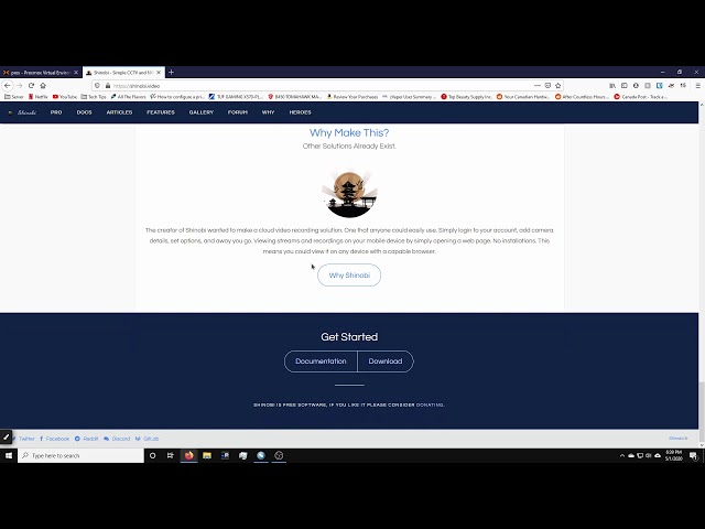 Shinobi CCTV with Proxmox (Part1)