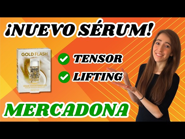 Pharmacist reviews the NEW Gold Flash Serum from Mercadona ✨ | Is it worth it? 👩‍🔬