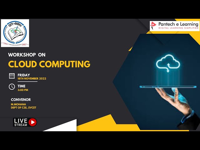 Free Workshop on Cloud Computing in association with Sri Vidya College of Engineering and Technology