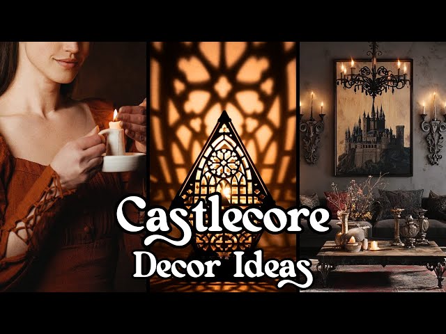 Castlecore Decor Ideas: How to Make Your Apartment Feel Like a Medieval Aesthetic Castle 🏰🖤⚔️