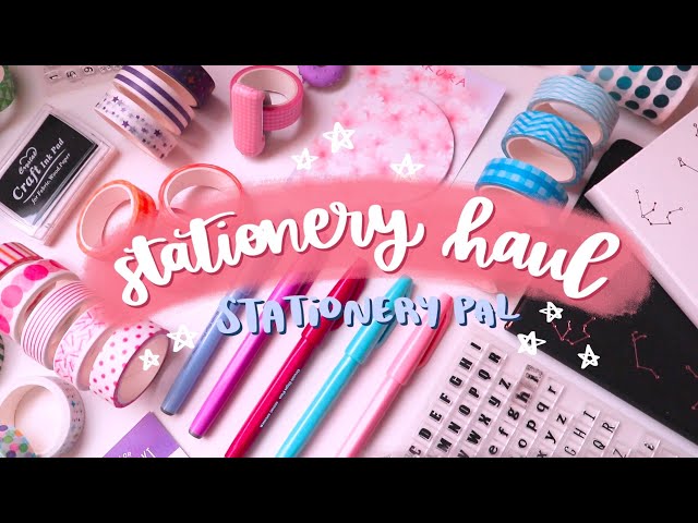 Huge Stationery Haul + swatches! *Stationery Pal*