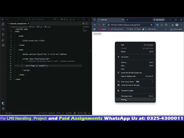 Class 17 - Intro to JavaScript