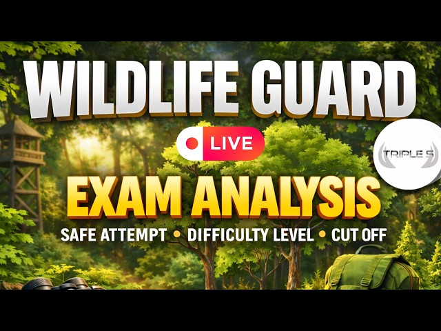 Wildlife Guard Exam Analysis - Difficultly Level - Safe Attempt - Expected Cut Off