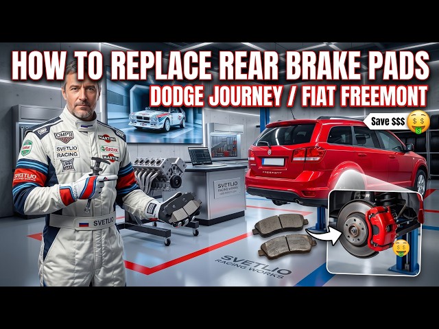 Dodge Journey / Fiat Freemont Rear Brake Pad Replacement How to Replace Rear Brake Pads
