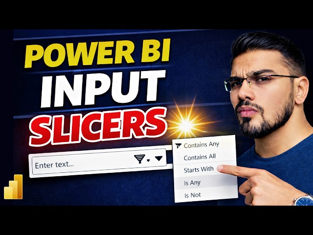 Power BI Input Slicer (NEW) | February 2026 Update – Text Slicer Explained