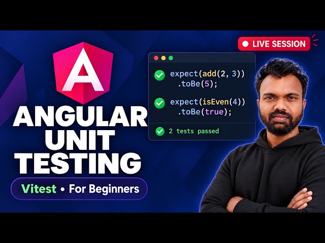 Angular Unit Testing for Beginners | Write Your First Tests with Vitest