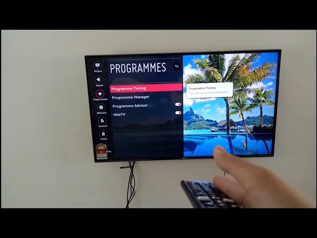How to Scan TV Channels on LG 55UJ63 Smart TV