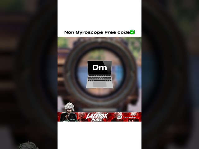 Non gyroscope free code✅#bgmi #sensitivity #free #pubgmobile #shortsvideo #ytshorts