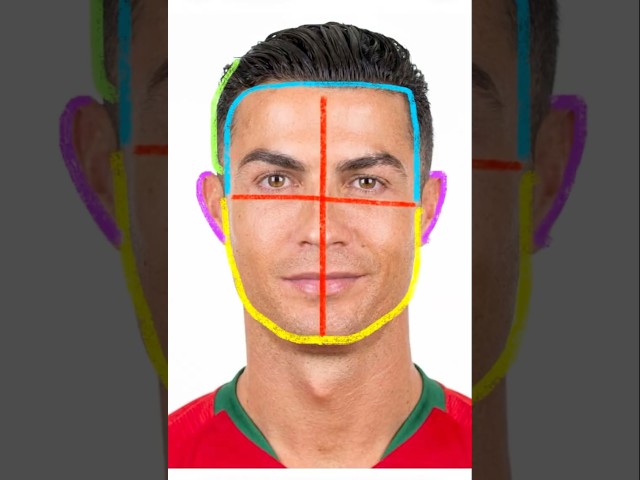 HOW TO DRAW THE RONALDO STEP BY STEP
