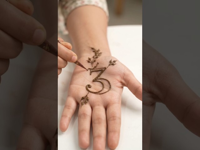Mehendi design from 3 number 🥰👍🏻🥳🤍