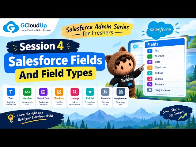 Session 4 : Salesforce Fields and Field Types