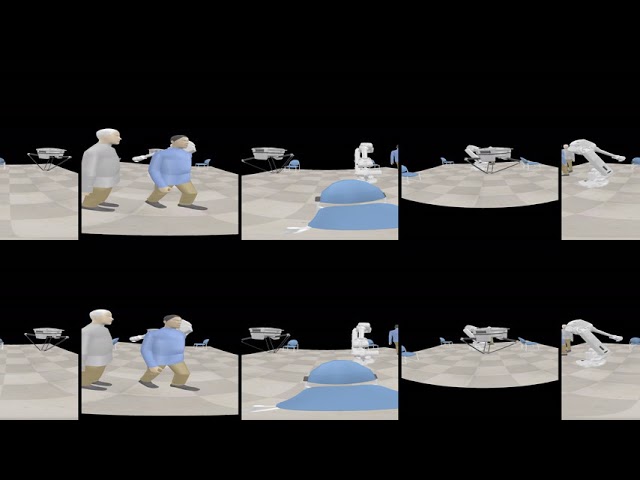 Omnidirectional stereo video effect