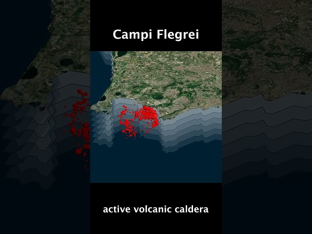 Campi Flegrei #volcano #geography #campiflegrei #supervolcano #italy #caldera