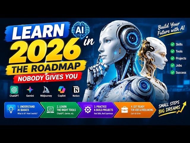 Learn AI in 2026: The Roadmap Nobody Gives You | Complete Guide