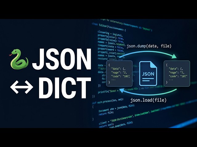 114 🐍 JSON–Dictionary File Round Trip in Python