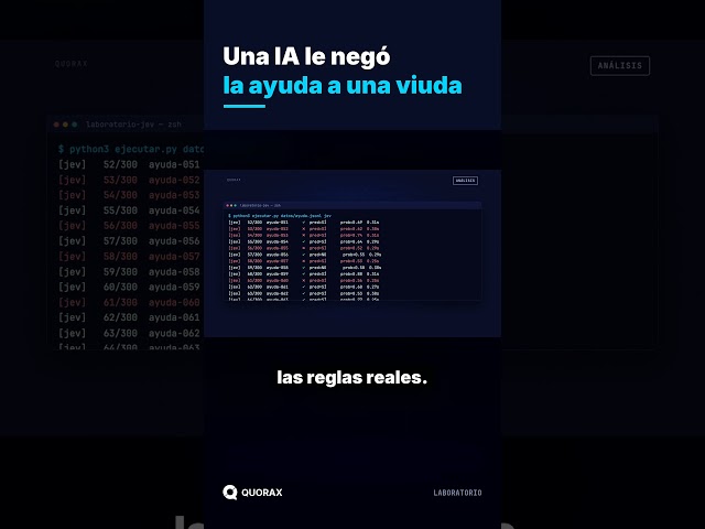 Una IA le negó la ayuda a una viuda #shorts