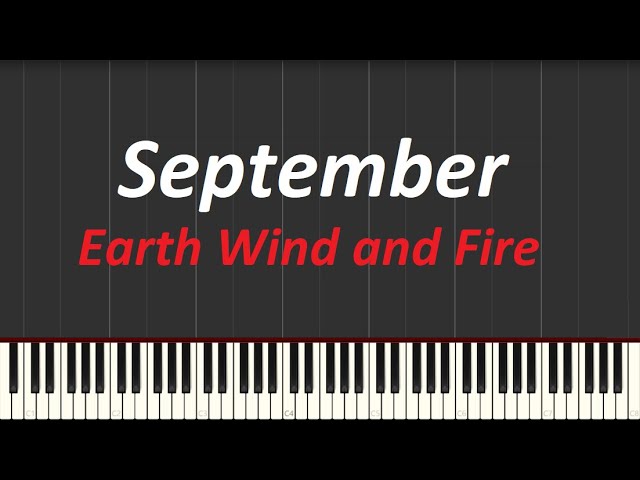 September Earth Wind and Fire Piano tutorial (Synthesia)