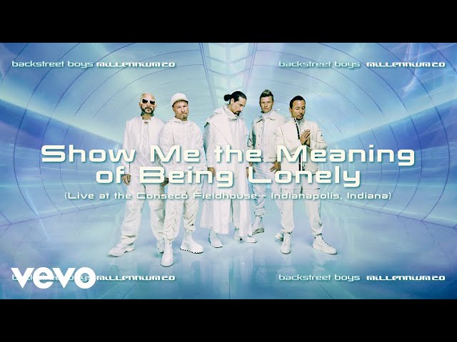 Show Me the Meaning of Being Lonely (Live at the Conseco Fieldhouse - Indianapolis, IN)