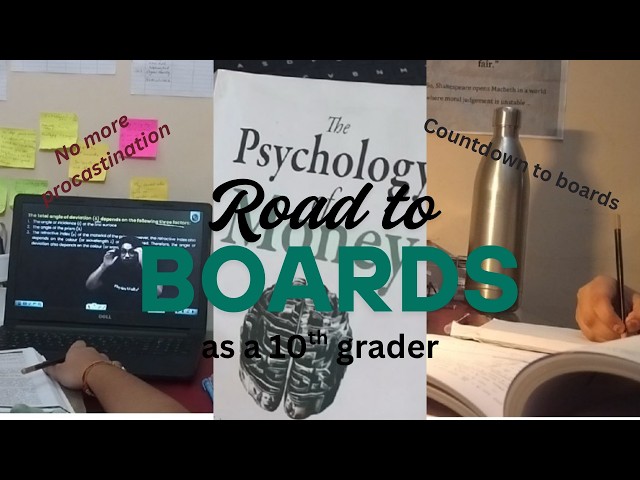 Resetting My Study Routine Before Boards | Class 10 #studentlife #studywithme #studyvlog