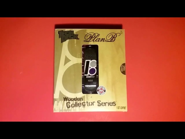 Tech Deck Wooden Collector Series Unboxing. Plan B