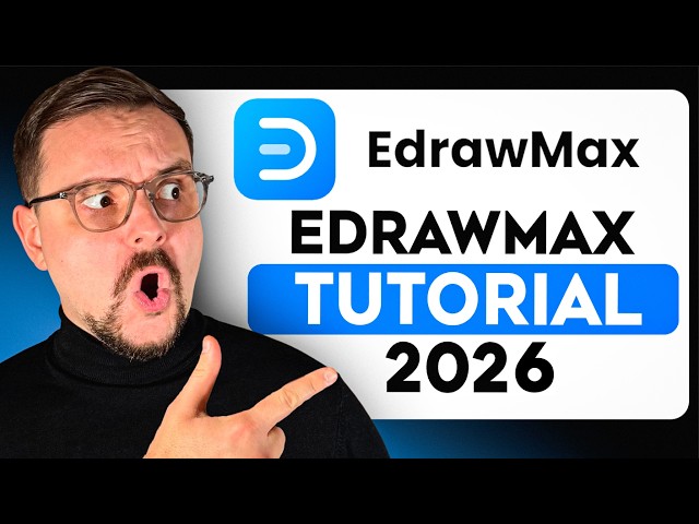 Wondershare EdrawMax Tutorial - 2026 | How to use EdrawMax Diagram Maker (Beginner Guide)