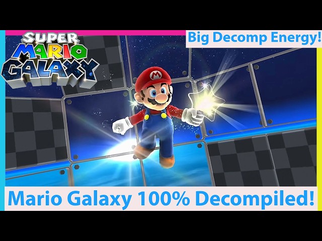 Super Mario Galaxy 100% Decompiled! Port Coming Soon! AstroCore