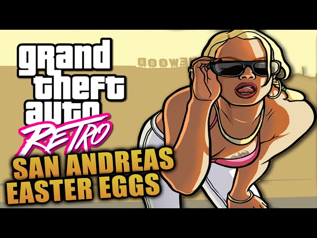 "TOP 5" BEST GTA "SAN ANDREAS" Easter Eggs! (Grand Theft Auto)