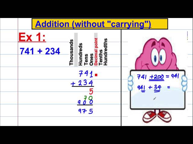 Addition without carrying
