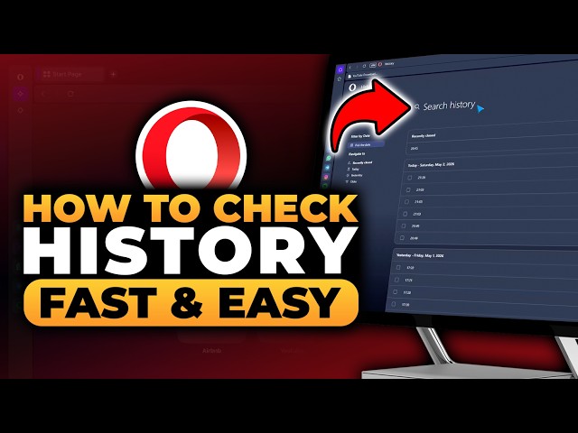 How To Check Opera Browser History (𝟮𝟬𝟮𝟲) | 100% WORKS | NO Yapping, To The Point! | FAST & EASY