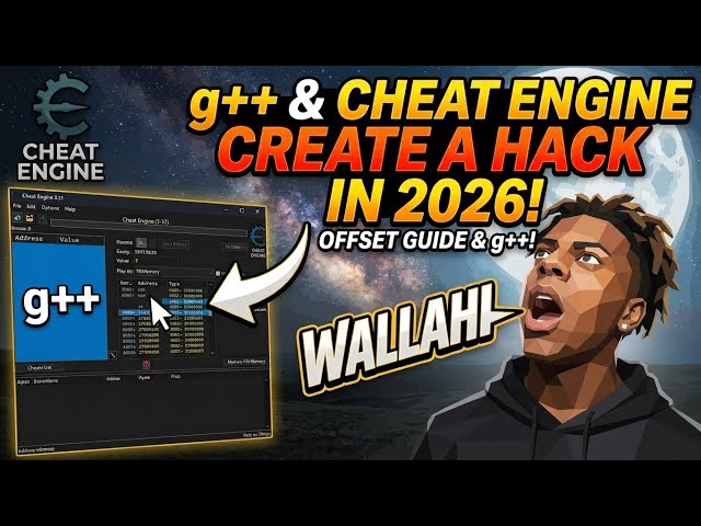 How to use programming to hack game using cheat engine and g++ programming language