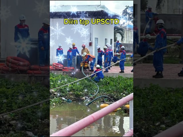 oil spill response drill - Diễn tập ứng phó sự cố tràn dầu