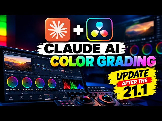 NEW! DaVinci Resolve 21.1 - AI COLOR GRADING