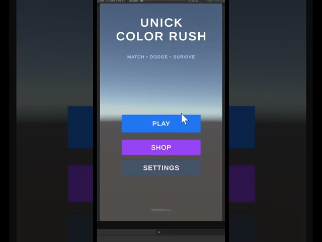My Unity Game UI Before vs After 🤯 #shorts