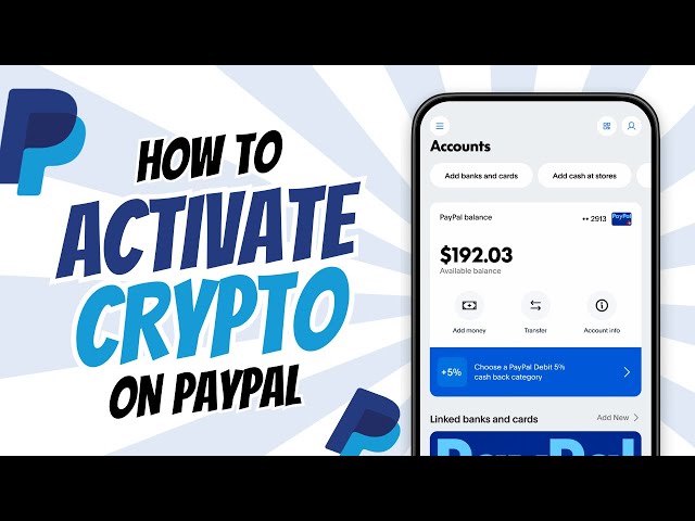 How to Activate Crypto on PayPal - Enable Account EASY!