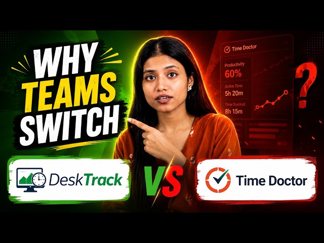 Best Time Tracking Software 2026? DeskTrack vs Time Doctor Compared
