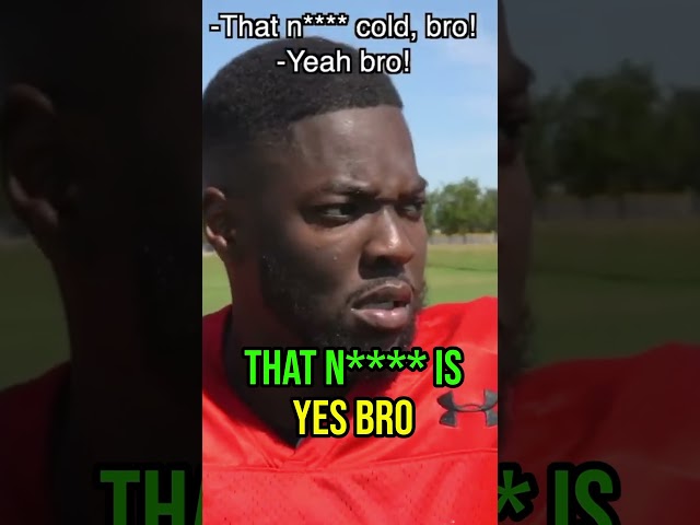 That insecurity starts showing fast af 🤣 #nfl #football #funny #sports #shorts