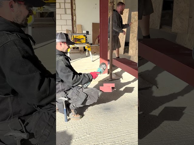 Watch how the PROS install this steel  #howto #steelwork