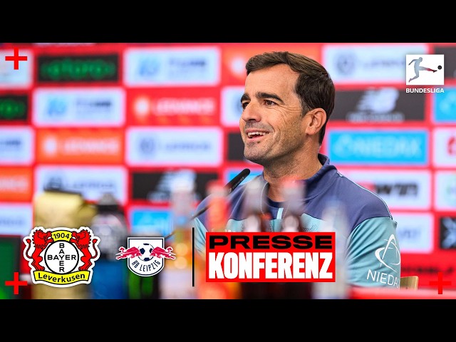 Press conference with Carles Martínez ahead of  Bayer 04 🆚 Leipzig | Bundesliga, MD 4 (re-live)