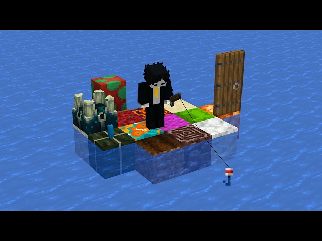 I Survived 100 Days Fishing Random Items