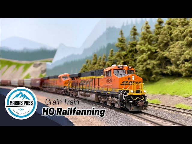 Layout Railfanning: Grain Trains on Marias Pass