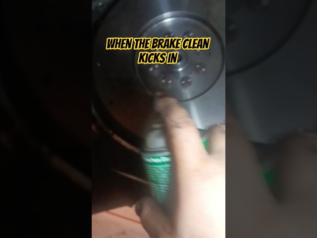 When the brake clean kicks in #brakecleanmafia