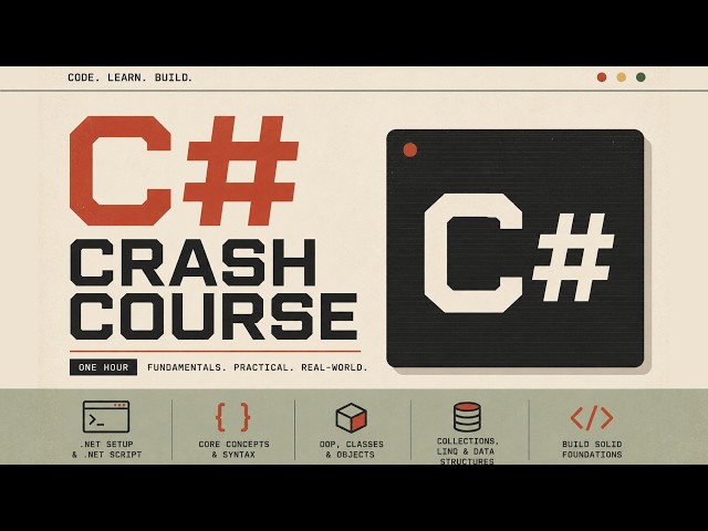 C# Programming Crash Course (dotnet-script)